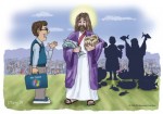"I'm sorry, Mr. Christ. You're only licensed for five loaves of bread and two fish."