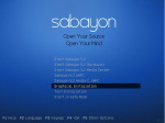 Sabayon 5.2 installation options
