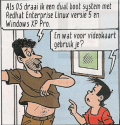 character Nopel in the De Kiekeboes comic strip