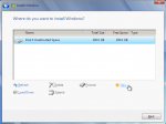 Windows 7 partitioner