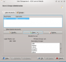 Guest session and user management in kubuntu 11.04