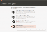 Manual disk partitioning guide for Ubuntu 11.04