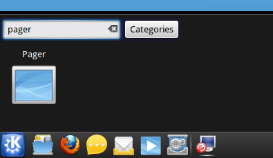 Add Pager Widget on Mandriva 2011