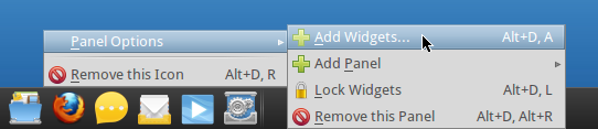  Mandriva 2011 Add Widget