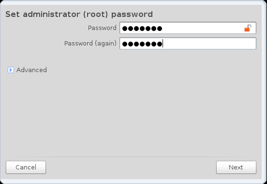 Root Password Mandriva 2011