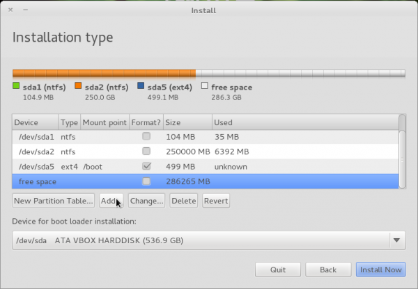 Pear OS 3 Advanced Partition
