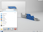 Linux Mint 12 KDE screen shot preview