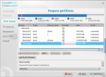 Manual disk partitioning guide for Linux Mint 12 KDE