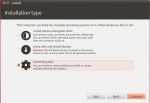 Install Ubuntu 11.10 on external hard drive, with an ntfs partition at the end