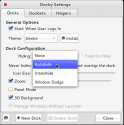 Tweak Pear Linux Comice OS 4 dock