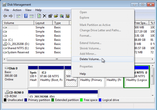 Windows Partition Manager Delete Linux Partitions