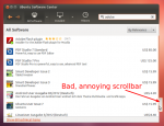 What’s the point of having 2 scrollbar types in Ubuntu 12.04?