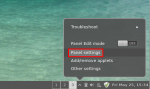 Flip Cinnamon panel to top of desktop