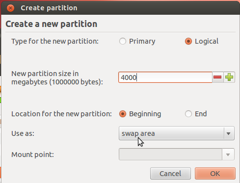 Ubuntu 12.04 Create Swap Space