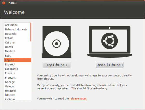 Ubuntu 12.04 Live Desktop or Installer