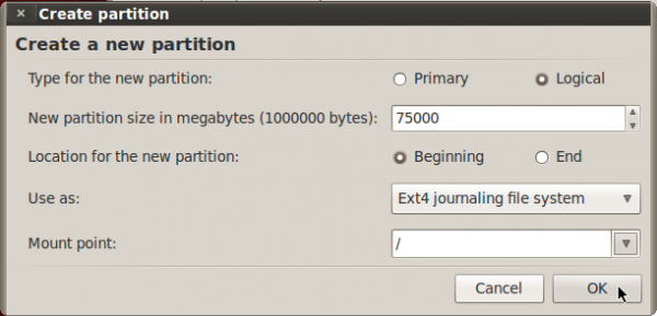 BackTrack 5 R2 GNOME Root Partition