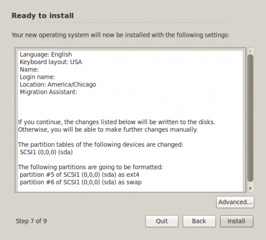 BackTrack 5 Install Summary