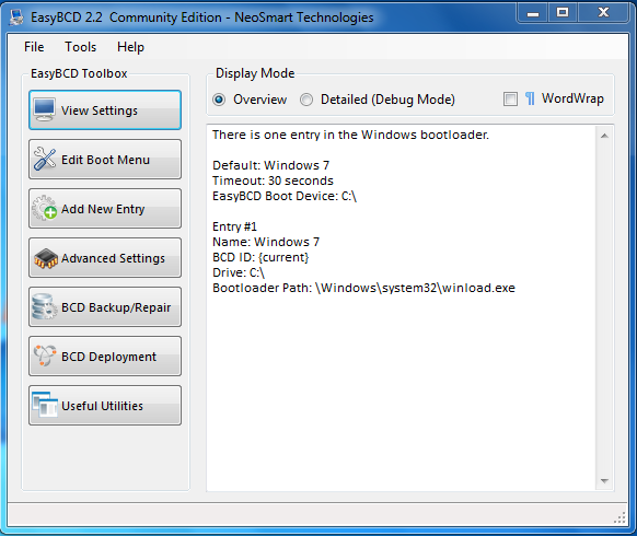 BackTrack 5 EasyBCD