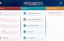 Krita Sketch released