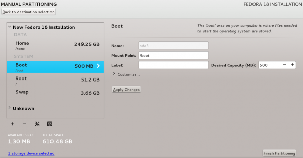 Dual-boot Fedora 18 and Windows 7