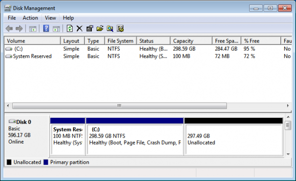 Shrink Windows 7 C Drive