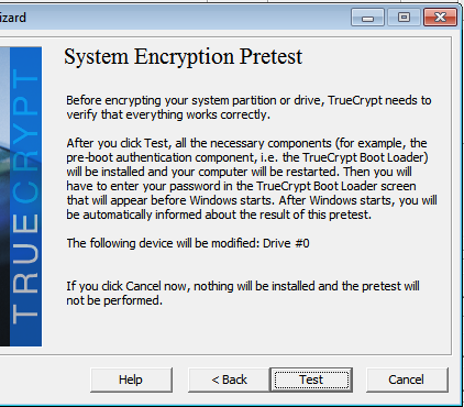 Encrypt Windows 7 with Truecrypt