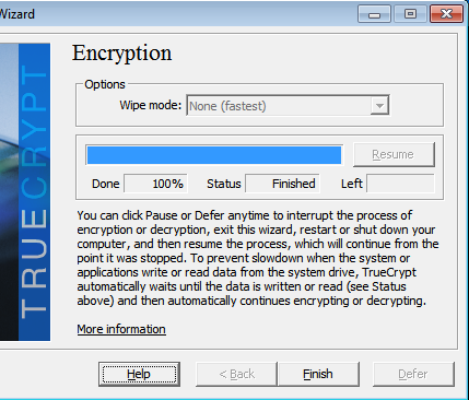 Encrypt Windows 7 with Truecrypt