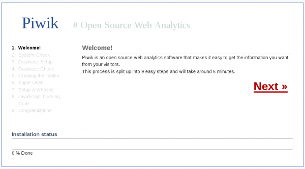 Piwik Web analytics