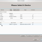 Manual LVM disk partitioning guide for Fedora 17