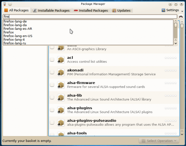 Pisi 1.1 Package Manager