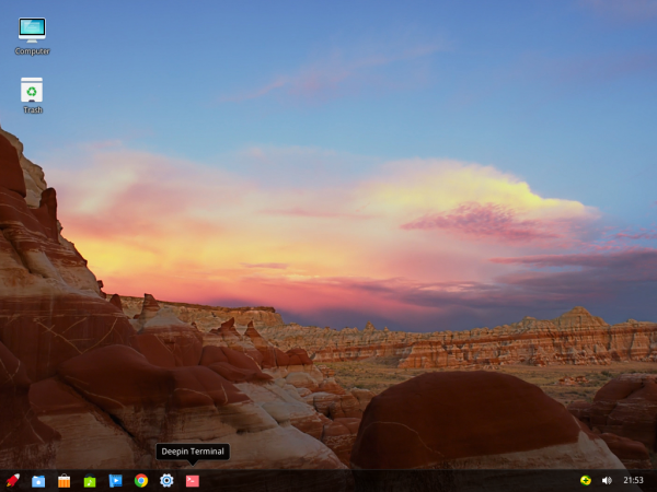 Deepin 2014.2 desktop