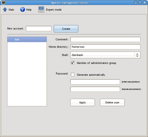Create account Create account