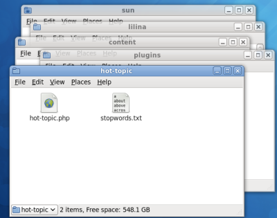 Nautilus folders Nautilus folders
