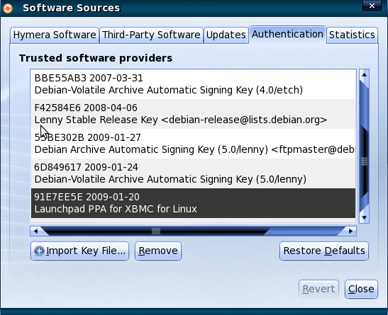 xbmc key