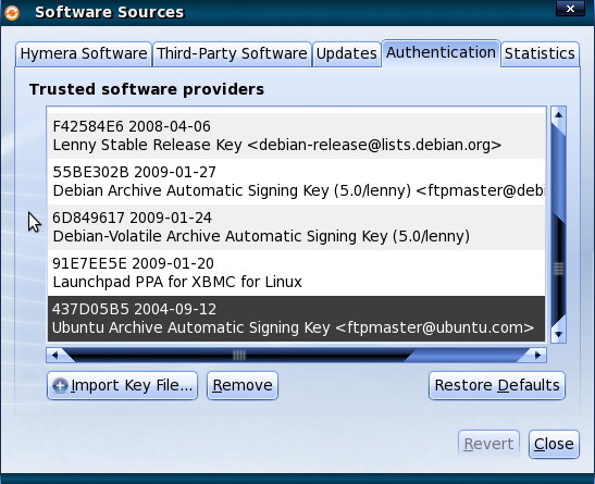 Ubuntu key