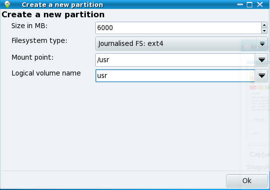 Create /usr Create /usr