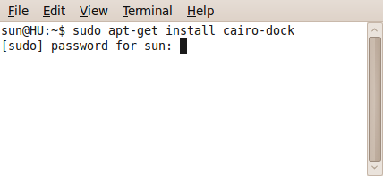 Installing Cairo-Dock from the cli Installing Cairo-Dock from the cli