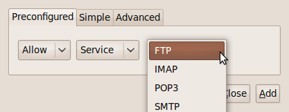 Preconfigured services