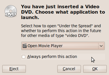 Video dialog