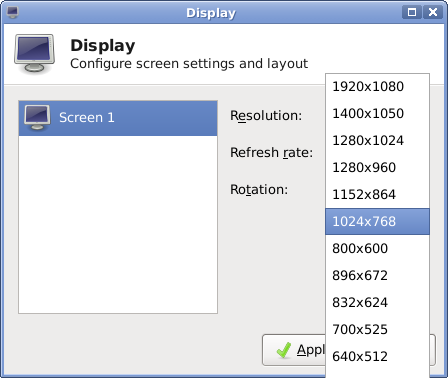 display tool