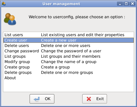 adding user