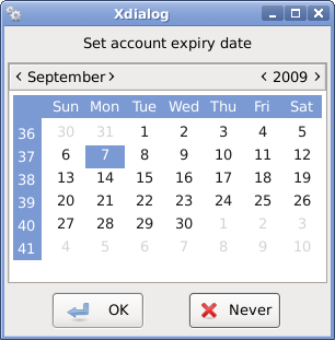 account expiry